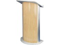  AmpliVox Sound Systems SN3130 Curved Color Panel Lectern (Hardrock Maple)