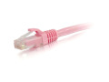 2ft Cat6 Snagless Unshielded (UTP) Network Patch Cable - Pink