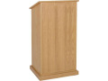  AmpliVox Sound Systems W470-OK Chancellor Lectern without Sound (Mahogany)