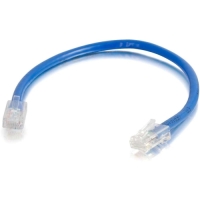1ft Cat5e Non-Booted Unshielded (UTP) Network Patch Cable - Blue image