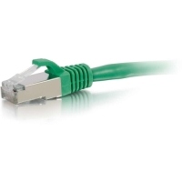 C2G 7ft Cat6 Snagless Shielded (STP) Network Patch Cable - Green image