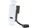 Cables 2 Go HDMI Pass Through Decora Style Wall Plate