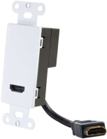 Cables 2 Go HDMI Pass Through Decora Style Wall Plate image