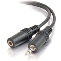 C2G 1.5ft 3.5mm M/F Stereo Audio Extension Cable image