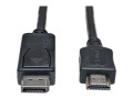 Tripp Lite Adapter Cable - Displayport to HDMI 6'