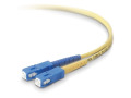 Belkin Fiber Optic Duplex Patch Cable - Yellow - 3.28 ft