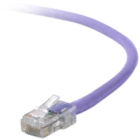 Belkin Cat5e Patch Cable - Purple - 10 ft image