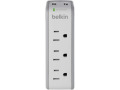 Belkin 3-Outlet Mini Surge Protector with USB Ports (2.1 AMP)