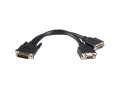 StarTech.com 8in LFH 59 Male to Dual Female VGA DMS 59 Cable