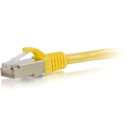 C2G 15ft Cat6 Snagless Shielded (STP) Network Patch Cable - Yellow image