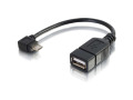 C2G 6in Mobile Device USB Micro-B to USB Device OTG Adapter Cable