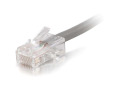 C2G 50ft Cat5e Non-Booted Unshielded (UTP) Network Patch Cable (Plenum Rated) - Gray