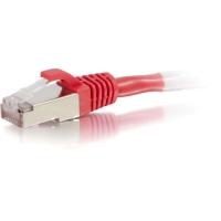 25ft Cat6 Snagless Shielded (STP) Network Patch Cable - Red image