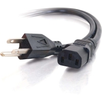 C2G 12ft 18 AWG Universal Power Cord (NEMA 5-15P to IEC320C13) image