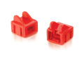 C2G RJ45 Patch Cord Boot - Red - 25pk