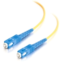7m SC-SC 9/125 OS1 Simplex Singlemode PVC Fiber Optic Cable (LSZH) - Yellow image