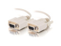 C2G 3ft DB9 F/F Cable - Beige