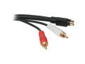 C2G 50ft Value Series S-Video + RCA Stereo Audio Cable