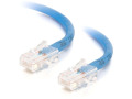 3ft Cat5e Non-Booted Crossover Unshielded (UTP) Network Patch Cable - Blue