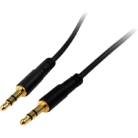 StarTech.com 10 ft Slim 3.5mm Stereo Audio Cable - M/M image