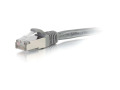 1ft Cat6a Snagless Shielded (STP) Network Patch Cable - Gray