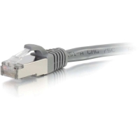 3ft Cat6a Snagless Shielded (STP) Network Patch Cable - Gray image