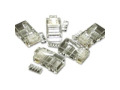 C2G RJ45 Cat5E Modular Plug (with Load Bar) for Round Solid/Stranded Cable - 50pk