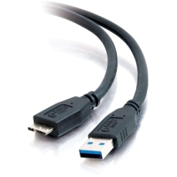 C2G 2m USB 3.0 A Male to Micro B Male Cable (6.5ft) image