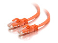 3ft Cat6 Snagless Crossover Unshielded (UTP) Network Patch Cable - Orange
