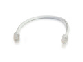 1ft Cat6 Non-Booted Unshielded (UTP) Network Patch Cable - White
