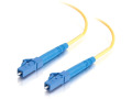 3m LC-LC 9/125 OS1 Simplex Singlemode PVC Fiber Optic Cable - Yellow