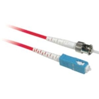 5m SC-ST 9/125 OS1 Simplex Singlemode PVC Fiber Optic Cable - Red image