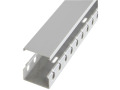 StarTech.com 2in x 1in Open Slot Wiring Cable Raceway Duct with Cover - Open Slot - Cable raceway - gray - 2 m