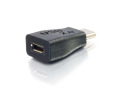C2G USB 2.0 USB-C to USB-Micro B Cable M/F - Black