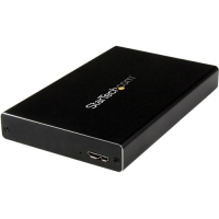 StarTech.com USB 3.0 Universal 2.5in SATA III or IDE Hard Drive Enclosure with UASP - Portable External SSD / HDD image