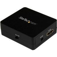 StarTech.com HDMI Audio Extractor - HDMI to 3.5mm Audio Converter - 2.1 Stereo Audio - 1080p image