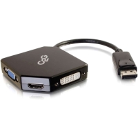 C2G DisplayPort to HDMI, VGA, or DVI Adapter Converter image