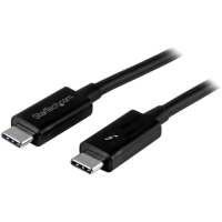 StarTech.com 2m Thunderbolt 3 (20Gbps) USB-C Cable - Thunderbolt, USB, and DisplayPort Compatible image