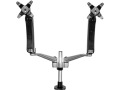 StarTech.com Dual Monitor Arm - One-Touch Height Adjustment - Stackable - Tool-less Assembly - Interchangeable Arms with Articulation