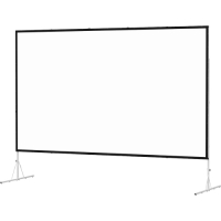 Da-Lite Fast-Fold Deluxe Projection Screen - 137.1" - 16:10 - Surface Mount image