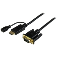 StarTech.com 6 ft HDMI to VGA active converter cable - HDMI to VGA adapter - 1920x1200 or 1080p image