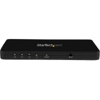 StarTech.com 4K HDMI 4-Port Video Splitter - 1x4 HDMI Splitter w/ Solid Aluminum Housing - 4K 30Hz image