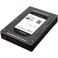 StarTech.com 2.5" to 3.5" SATA Aluminum Hard Drive Adapter Enclosure with SSD/HDD Height up to 12.5mm image