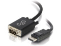 C2G 3ft DisplayPort Male to VGA Male Adapter Cable - Black
