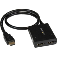 StarTech.com 4K HDMI 2-Port Video Splitter - 1x2 HDMI Splitter - Powered by USB or Power Adapter - 4K 30Hz image