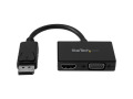 StarTech.com Travel A/V adapter: 2-in-1 DisplayPort to HDMI or VGA