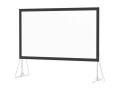 Da-Lite Fast-Fold Truss Frame Projection Screen - 367" - 16:9 - Surface Mount