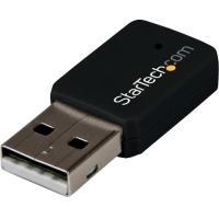 StarTech.com USB 2.0 AC600 Mini Dual Band Wireless-AC Network Adapter - 1T1R 802.11ac WiFi Adapter image