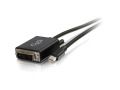 C2G 10ft Mini DisplayPort Male to Single Link DVI-D Male Adapter Cable - Black
