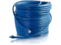 C2G 150ft Cat6 Snagless Solid Shielded Network Patch Cable - Blue